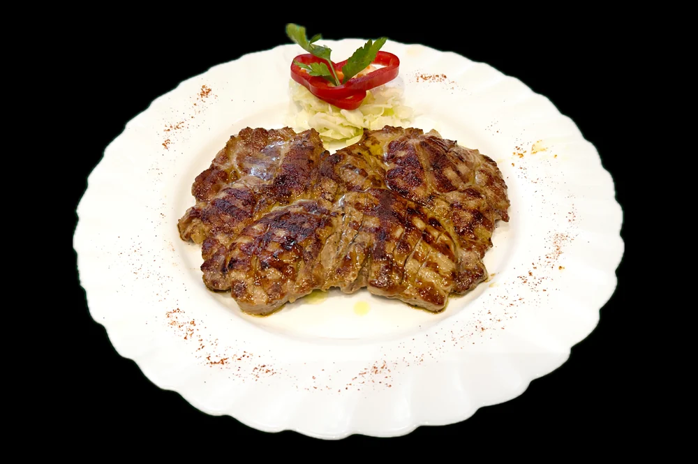 Grilled pork neck