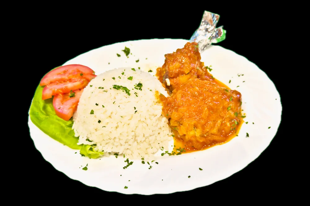 Chicken stew in tomato sauce