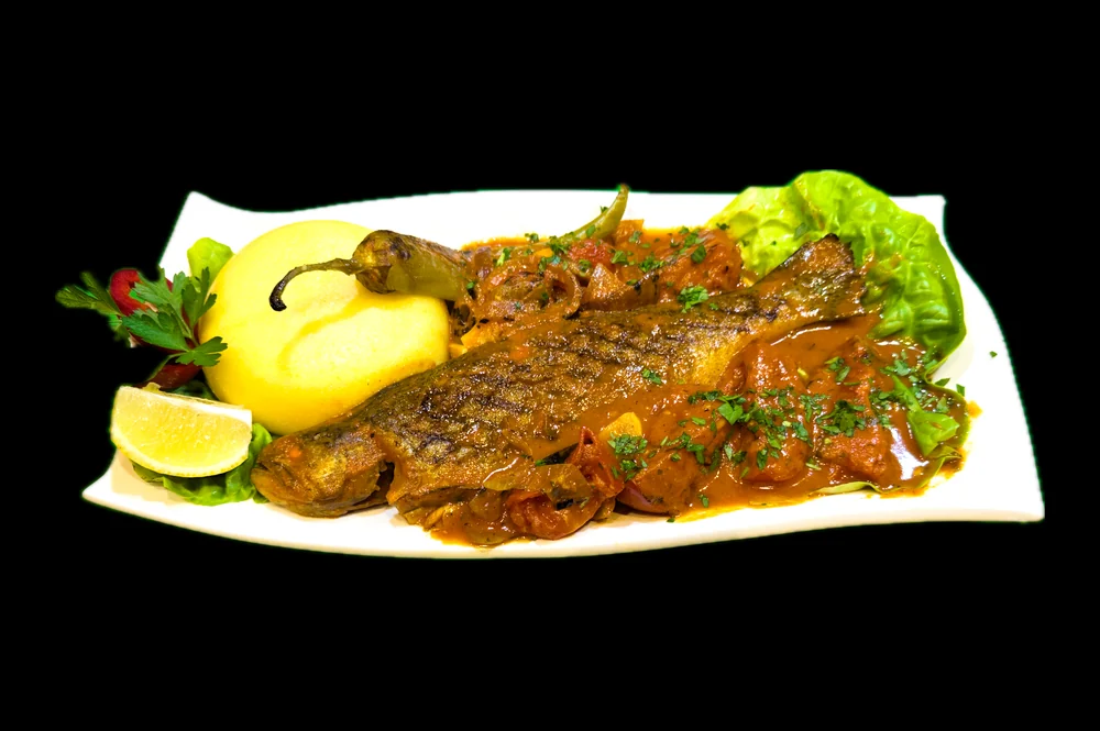 Fish in brine