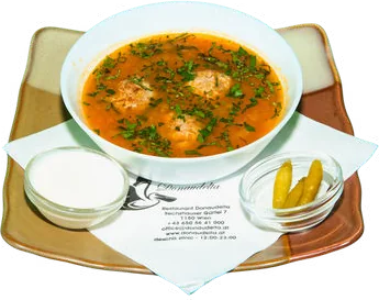 Ciorbă de perișoare – Restaurant Donaudelta Viena