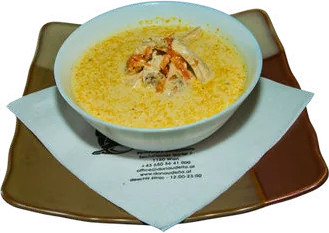 Ciorbă de pui a la grec – Restaurant Donaudelta Viena