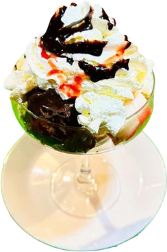 Profiterol cu înghețată – Restaurant Donaudelta Viena